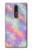 W3706 Pastel Rainbow Galaxy Pink Sky Hülle Schutzhülle Taschen und Leder Flip für Nokia 3.1 plus