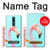 W3708 Pink Flamingo Hülle Schutzhülle Taschen und Leder Flip für Nokia 3.1 plus
