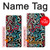 W3712 Pop Art Pattern Hülle Schutzhülle Taschen und Leder Flip für Nokia 3.1 plus