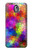 W3677 Colorful Brick Mosaics Hülle Schutzhülle Taschen und Leder Flip für Nokia 3.1