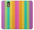 W3678 Colorful Rainbow Vertical Hülle Schutzhülle Taschen und Leder Flip für Nokia 3.1