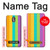 W3678 Colorful Rainbow Vertical Hülle Schutzhülle Taschen und Leder Flip für Nokia 3.1