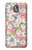 W3688 Floral Flower Art Pattern Hülle Schutzhülle Taschen und Leder Flip für Nokia 3.1