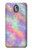 W3706 Pastel Rainbow Galaxy Pink Sky Hülle Schutzhülle Taschen und Leder Flip für Nokia 3.1