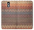 W3752 Zigzag Fabric Pattern Graphic Printed Hülle Schutzhülle Taschen und Leder Flip für Nokia 3.1