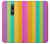 W3678 Colorful Rainbow Vertical Hülle Schutzhülle Taschen und Leder Flip für Nokia 5.1, Nokia 5 2018