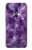 W3713 Purple Quartz Amethyst Graphic Printed Hülle Schutzhülle Taschen und Leder Flip für Nokia 5.1, Nokia 5 2018