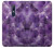 W3713 Purple Quartz Amethyst Graphic Printed Hülle Schutzhülle Taschen und Leder Flip für Nokia 5.1, Nokia 5 2018