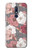 W3716 Rose Floral Pattern Hülle Schutzhülle Taschen und Leder Flip für Nokia 5.1, Nokia 5 2018