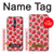 W3719 Strawberry Pattern Hülle Schutzhülle Taschen und Leder Flip für Nokia 5.1, Nokia 5 2018