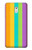 W3678 Colorful Rainbow Vertical Hülle Schutzhülle Taschen und Leder Flip für Nokia 3