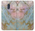 W3717 Rose Gold Blue Pastel Marble Graphic Printed Hülle Schutzhülle Taschen und Leder Flip für Nokia 3