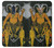 W3740 Tarot Card The Devil Hülle Schutzhülle Taschen und Leder Flip für Nokia 3