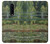 W3674 Claude Monet Footbridge and Water Lily Pool Hülle Schutzhülle Taschen und Leder Flip für OnePlus 8