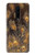 W3691 Gold Peacock Feather Hülle Schutzhülle Taschen und Leder Flip für OnePlus 8