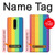 W3699 LGBT Pride Hülle Schutzhülle Taschen und Leder Flip für OnePlus 8