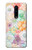 W3705 Pastel Floral Flower Hülle Schutzhülle Taschen und Leder Flip für OnePlus 8