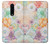 W3705 Pastel Floral Flower Hülle Schutzhülle Taschen und Leder Flip für OnePlus 8