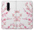 W3707 Pink Cherry Blossom Spring Flower Hülle Schutzhülle Taschen und Leder Flip für OnePlus 8