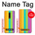 W3678 Colorful Rainbow Vertical Hülle Schutzhülle Taschen und Leder Flip für OnePlus 7 Pro