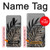 W3692 Gray Black Palm Leaves Hülle Schutzhülle Taschen und Leder Flip für OnePlus 7 Pro