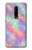 W3706 Pastel Rainbow Galaxy Pink Sky Hülle Schutzhülle Taschen und Leder Flip für OnePlus 7 Pro