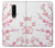W3707 Pink Cherry Blossom Spring Flower Hülle Schutzhülle Taschen und Leder Flip für OnePlus 7 Pro