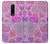 W3710 Pink Love Heart Hülle Schutzhülle Taschen und Leder Flip für OnePlus 7 Pro