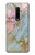 W3717 Rose Gold Blue Pastel Marble Graphic Printed Hülle Schutzhülle Taschen und Leder Flip für OnePlus 7 Pro