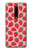 W3719 Strawberry Pattern Hülle Schutzhülle Taschen und Leder Flip für OnePlus 7 Pro