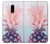 W3711 Pink Pineapple Hülle Schutzhülle Taschen und Leder Flip für OnePlus 6T