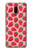 W3719 Strawberry Pattern Hülle Schutzhülle Taschen und Leder Flip für OnePlus 6T