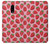 W3719 Strawberry Pattern Hülle Schutzhülle Taschen und Leder Flip für OnePlus 6T