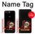 W3753 Dark Gothic Goth Skull Roses Hülle Schutzhülle Taschen und Leder Flip für OnePlus 5T