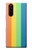 W3699 LGBT Pride Hülle Schutzhülle Taschen und Leder Flip für Sony Xperia 5