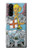 W3743 Tarot Card The Judgement Hülle Schutzhülle Taschen und Leder Flip für Sony Xperia 5