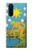 W3744 Tarot Card The Star Hülle Schutzhülle Taschen und Leder Flip für Sony Xperia 5