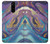 W3676 Colorful Abstract Marble Stone Hülle Schutzhülle Taschen und Leder Flip für Sony Xperia 1