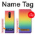 W3698 LGBT Gradient Pride Flag Hülle Schutzhülle Taschen und Leder Flip für Sony Xperia 1