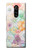 W3705 Pastel Floral Flower Hülle Schutzhülle Taschen und Leder Flip für Sony Xperia 1