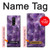 W3713 Purple Quartz Amethyst Graphic Printed Hülle Schutzhülle Taschen und Leder Flip für Sony Xperia 1