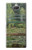 W3674 Claude Monet Footbridge and Water Lily Pool Hülle Schutzhülle Taschen und Leder Flip für Sony Xperia 10