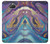 W3676 Colorful Abstract Marble Stone Hülle Schutzhülle Taschen und Leder Flip für Sony Xperia 10