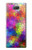 W3677 Colorful Brick Mosaics Hülle Schutzhülle Taschen und Leder Flip für Sony Xperia 10