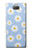 W3681 Daisy Flowers Pattern Hülle Schutzhülle Taschen und Leder Flip für Sony Xperia 10