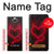 W3682 Devil Heart Hülle Schutzhülle Taschen und Leder Flip für Sony Xperia 10