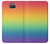 W3698 LGBT Gradient Pride Flag Hülle Schutzhülle Taschen und Leder Flip für Sony Xperia 10