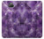 W3713 Purple Quartz Amethyst Graphic Printed Hülle Schutzhülle Taschen und Leder Flip für Sony Xperia 10