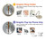W3723 Tarot Card Age of Wands Hülle Schutzhülle Taschen und Leder Flip für Sony Xperia 10