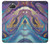 W3676 Colorful Abstract Marble Stone Hülle Schutzhülle Taschen und Leder Flip für Sony Xperia 10 Plus